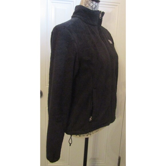 The North Face Black Fuzzy Fleece Osito Jacket Full Zip Womens Size SP - Picture 7 of 9